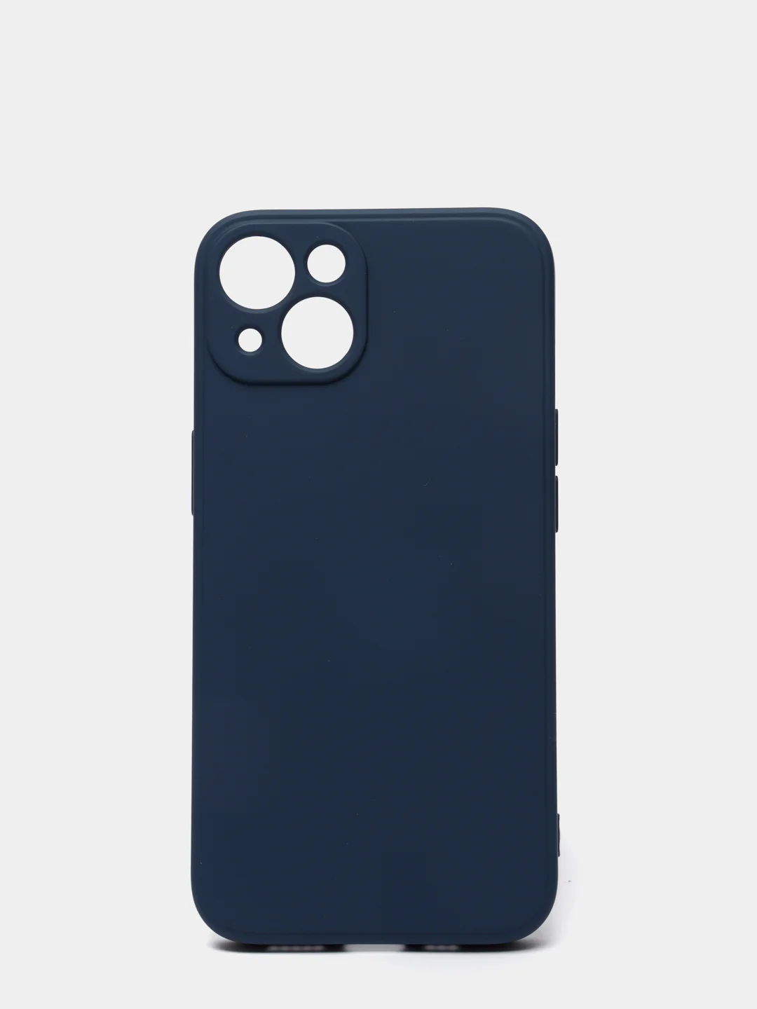 Темно-синий чехол на айфон (iPhone) 13 / 13 Pro / 13 Pro Max силиконовый про макс