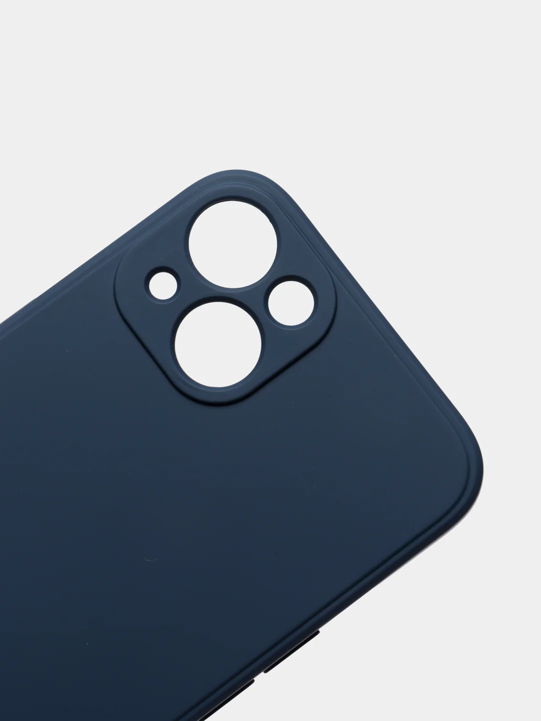 Темно-синий чехол на айфон (iPhone) 13 / 13 Pro / 13 Pro Max силиконовый про макс