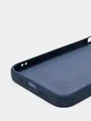 Темно-синий чехол на айфон (iPhone) 13 / 13 Pro / 13 Pro Max силиконовый про макс