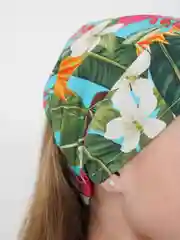 Зеленый детская косынка на резинке