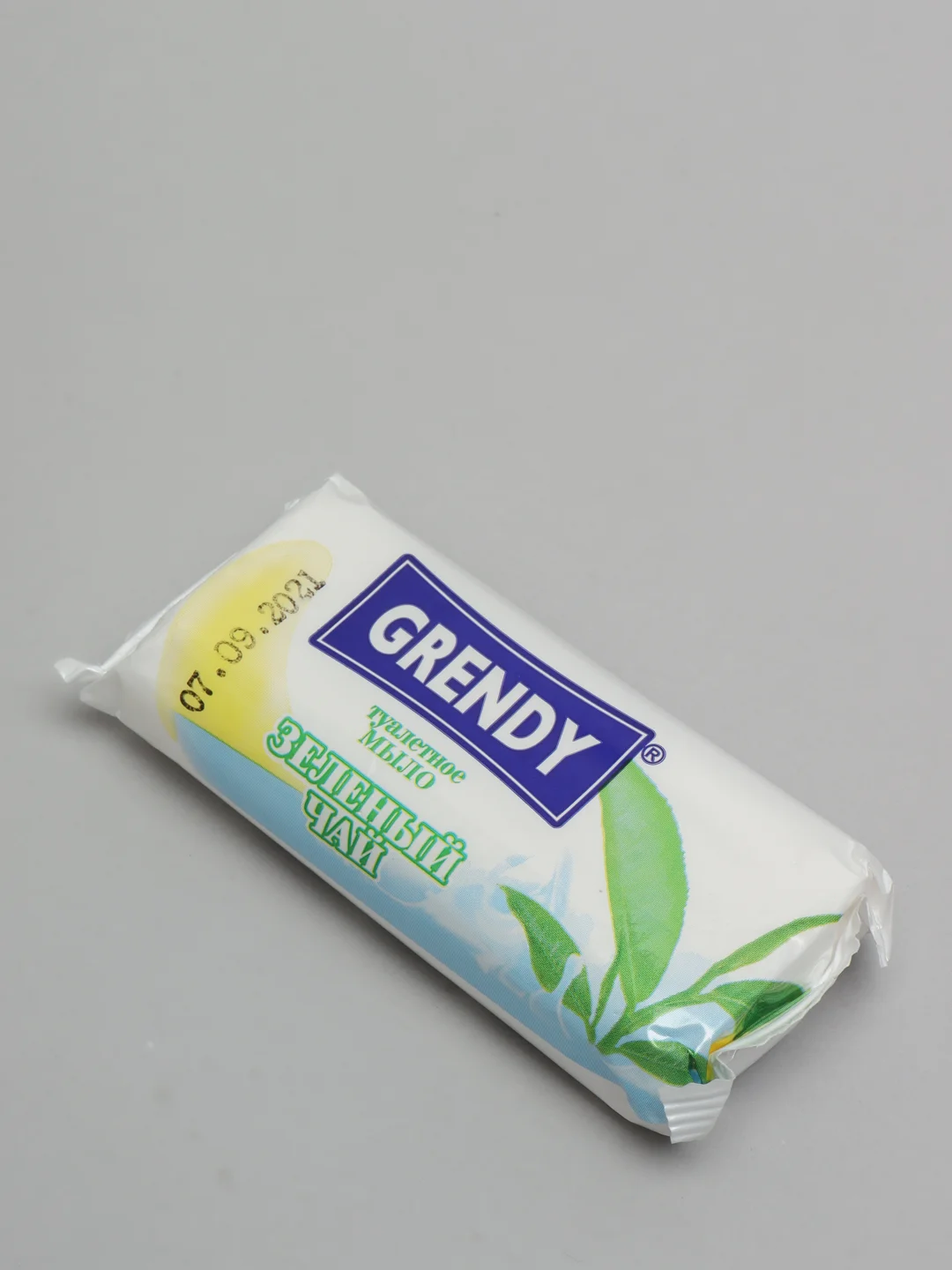 Белый мыло туалетное Grendy, детское, банное 75 гр, 90/100 гр
