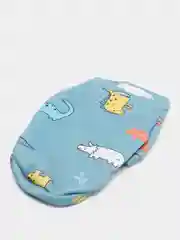 Голубой кофта для собак и кошек, с принтом