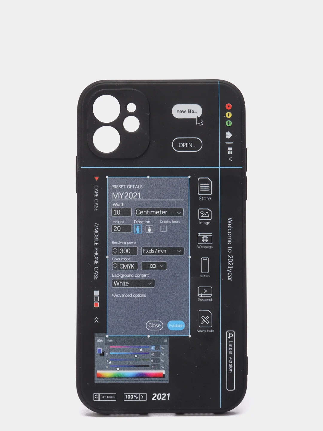 Чехол iPhone айфон 11, 13, 13 Pro с принтом Фотошоп fqajy