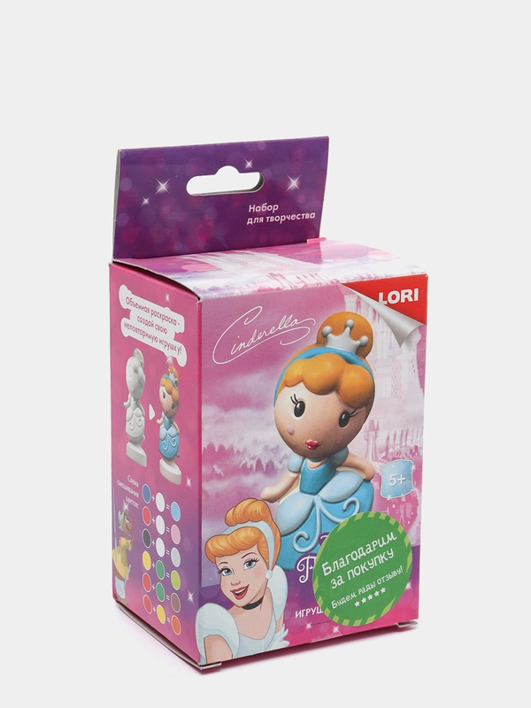 Набор для детского творчества. Игрушка-раскраска DISNEY Золушка. Lori