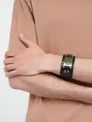 Серебряный браслет мужской "Руны"