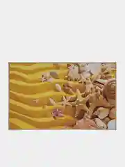 Коврик влаговпитывающий VORTEX Velur SPA "Золотой песок", 50 х 80 см