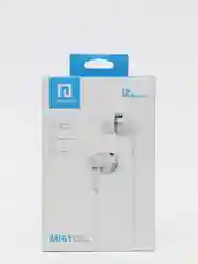 Наушники Langsdom MJ61 с микрофоном, белые