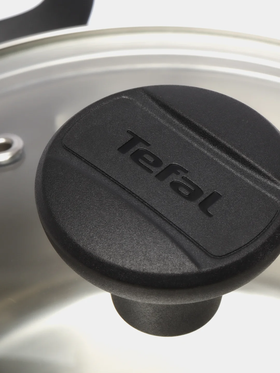 Серый кастрюля со стеклянной крышкой Tefal, для индукционной плиты, 24 см, 5 л