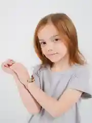 Кремовый браслет-резинка для волос