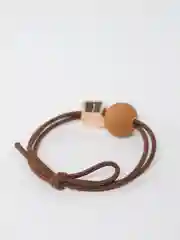 Шоколадный браслет-резинка для волос