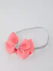 Кораллово-розовый повязка на голову для девочки праздничная/повязка детская