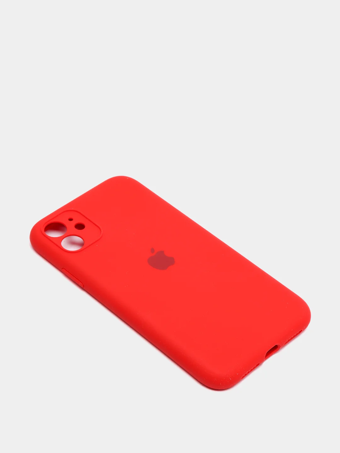 Кораллово-розовый чехол Silicone Case для iPhone 13 /11/12/12 ProMax с защитой камеры с бархатной подкладкой