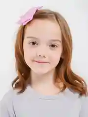 Розовый бант для волос, на зажиме / Школьные банты /