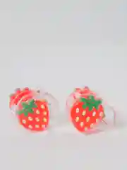 Красный детские заколки-краб