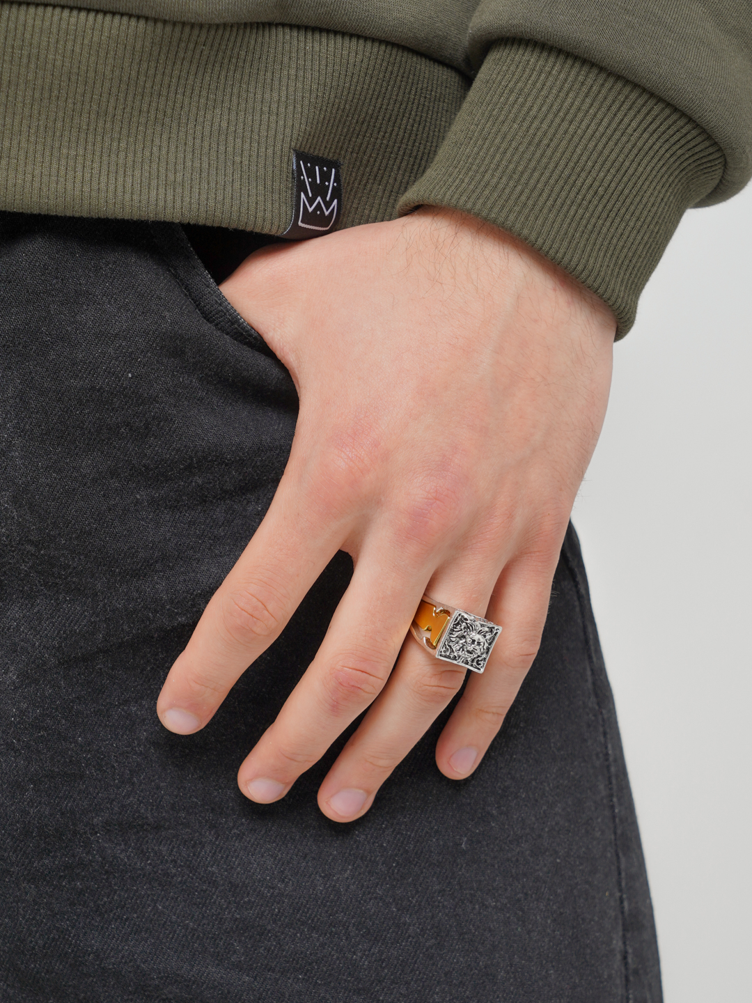 Печатка мужская /перстень /кольцо "Лев" с потайным дном купить по цене 180 ₽ в интернет-магазине KazanExpress