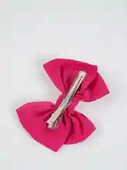 Фуксия бант для волос, на зажиме / Школьные банты /