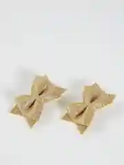 Золотой школьные Заколки бантики, 2 штуки