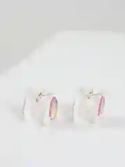 Белый детские заколки-краб