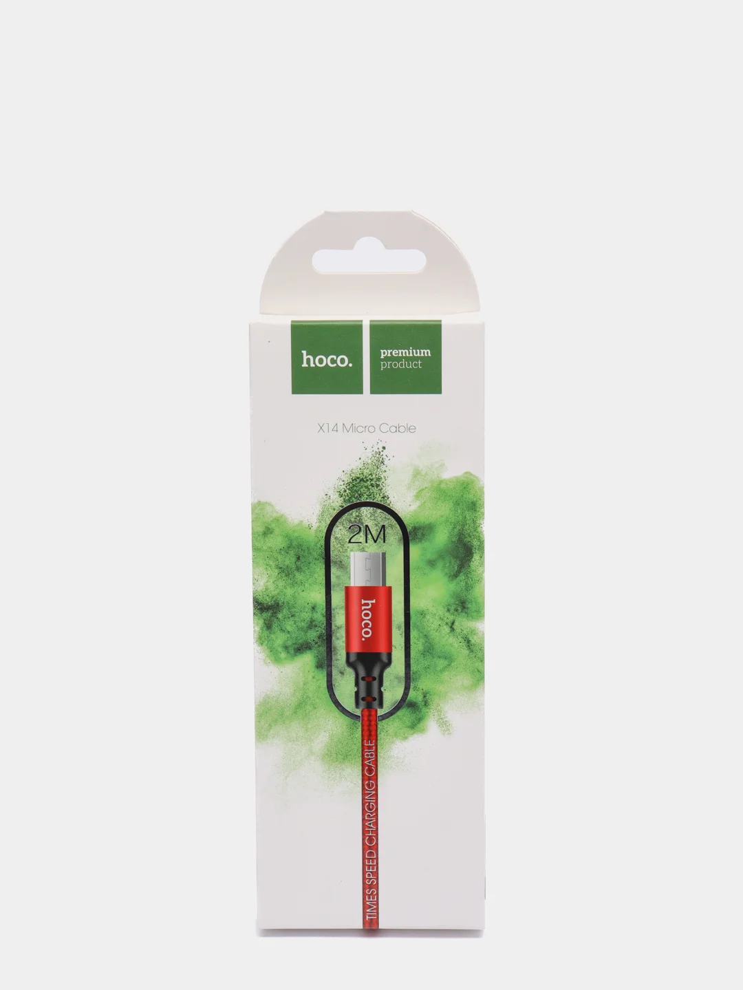 Красный кабель HOCO X14 Lightning, Micro-USB для android Type-C