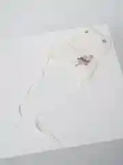 Белый шапка детская осенняя