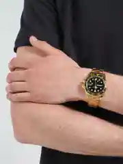 Оранжевый мужские наручные  часы с циферблатом