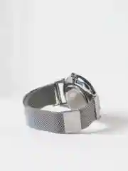 Серебряный часы наручные кварцевые, унисекс, на магнитном браслете