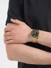 Терракотовый мужские наручные  часы с циферблатом