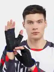 Синий перчатки спортивные для фитнеса Espado