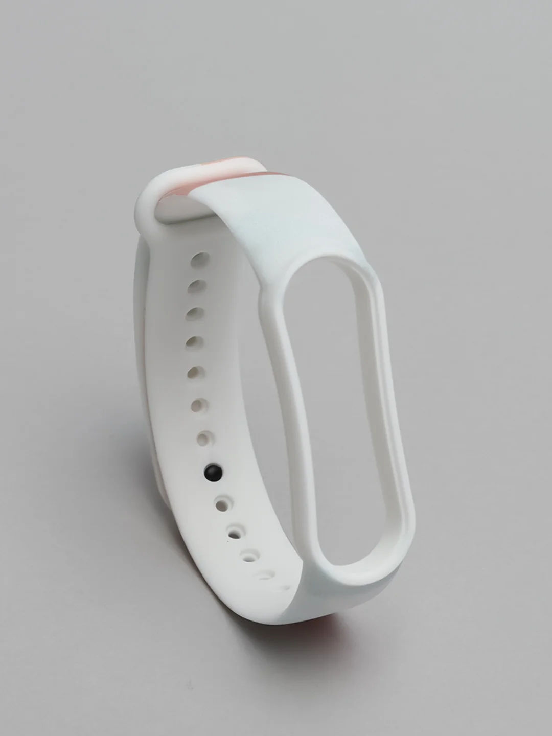 Бежевый силиконовый ремешок с принтом для Xiaomi Mi Band 3 / 4 / 5 / 6