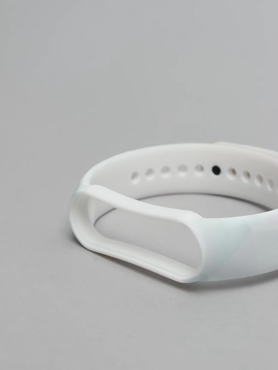 Бежевый силиконовый ремешок с принтом для Xiaomi Mi Band 3 / 4 / 5 / 6
