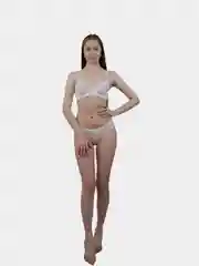 Кружевной комплект со стрепами
