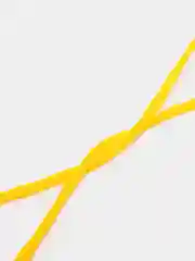 Бирюзовый шнур вязанный цветной