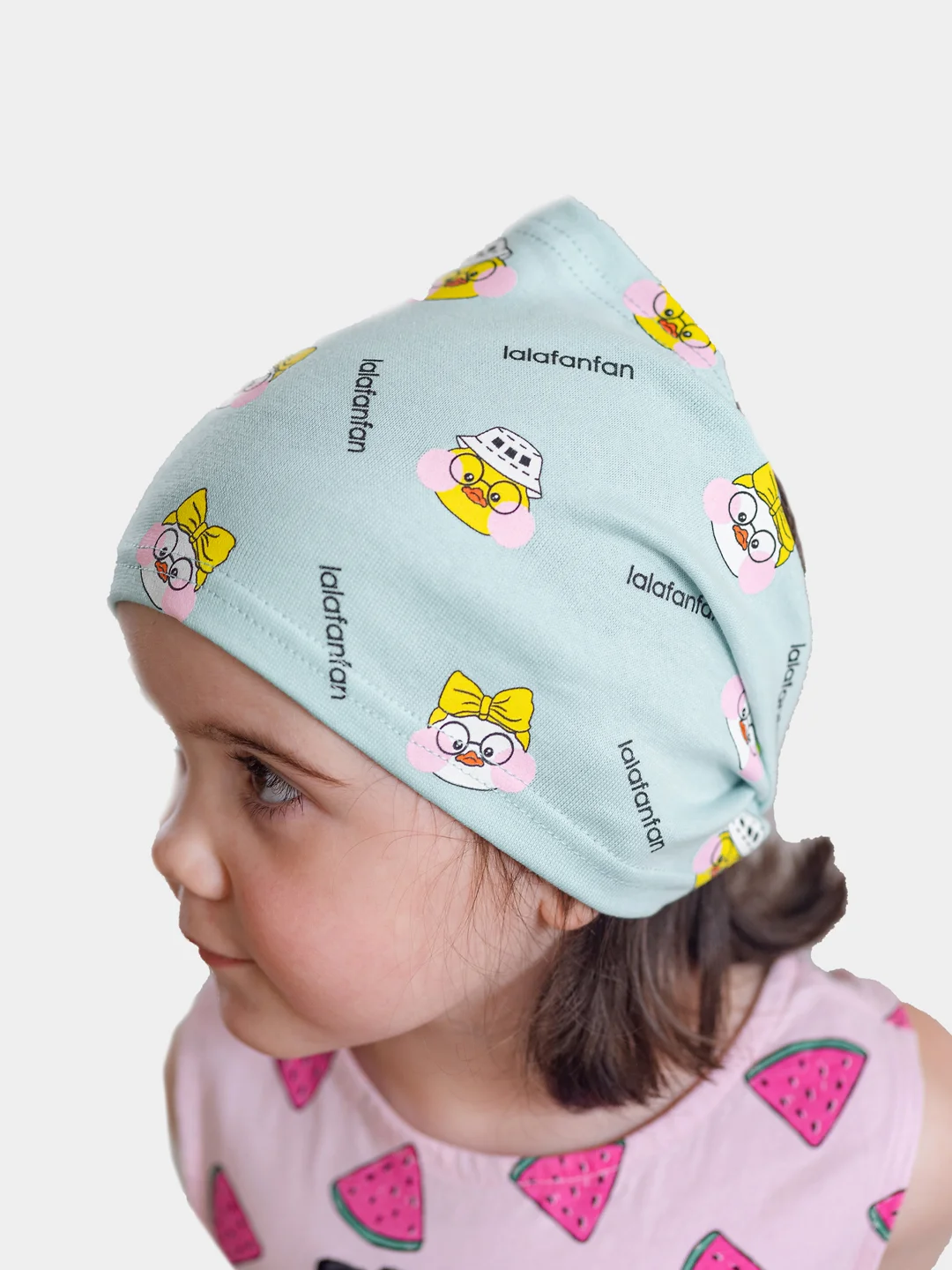 Голубой косынка для девочки летняя