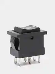 Переключатель клавишный MRS-203-3, черный