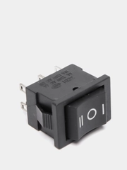 Переключатель клавишный MRS-203-3, черный