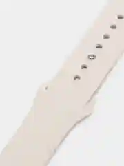 Серебряный ремешок, силиконовый, цветной, для Apple Watch, 38, 40, 42, 44, 45, 49 мм