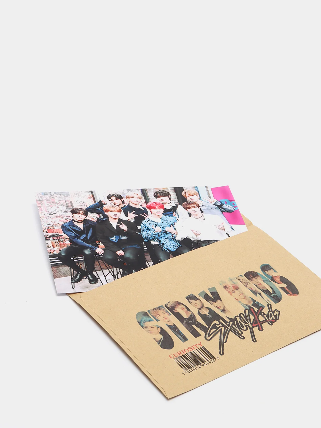 Конверт подарочный для денег с фото открыткой k-pop "Stray kids" Страй Кидс