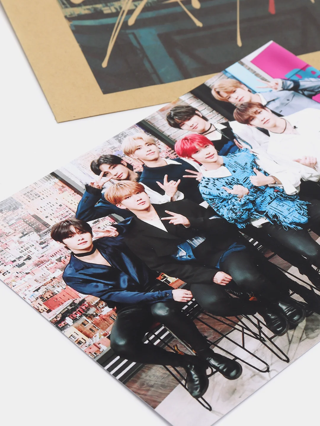 Конверт подарочный для денег с фото открыткой k-pop "Stray kids" Страй Кидс