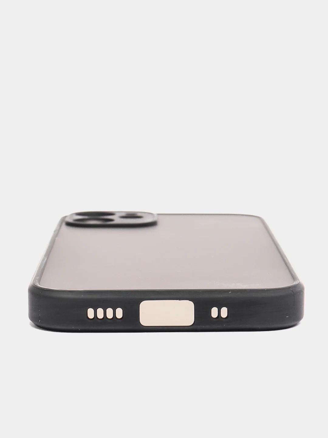 Черный чехол iPhone 12 mini матовый