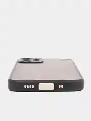 Черный чехол iPhone 12 mini матовый