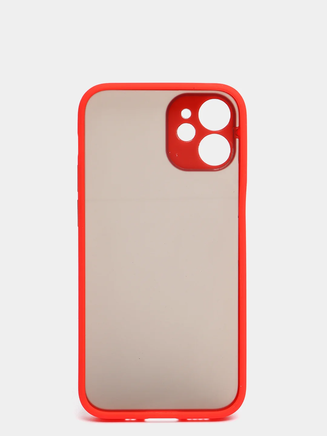 Красный чехол iPhone 12 mini матовый