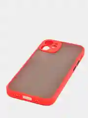 Красный чехол iPhone 12 mini матовый