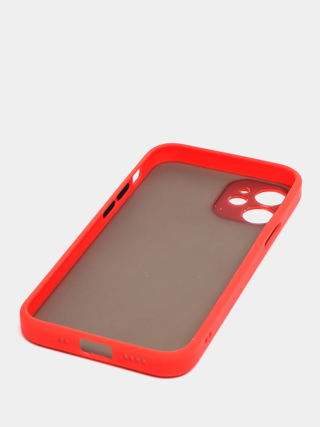 Красный чехол iPhone 12 mini матовый