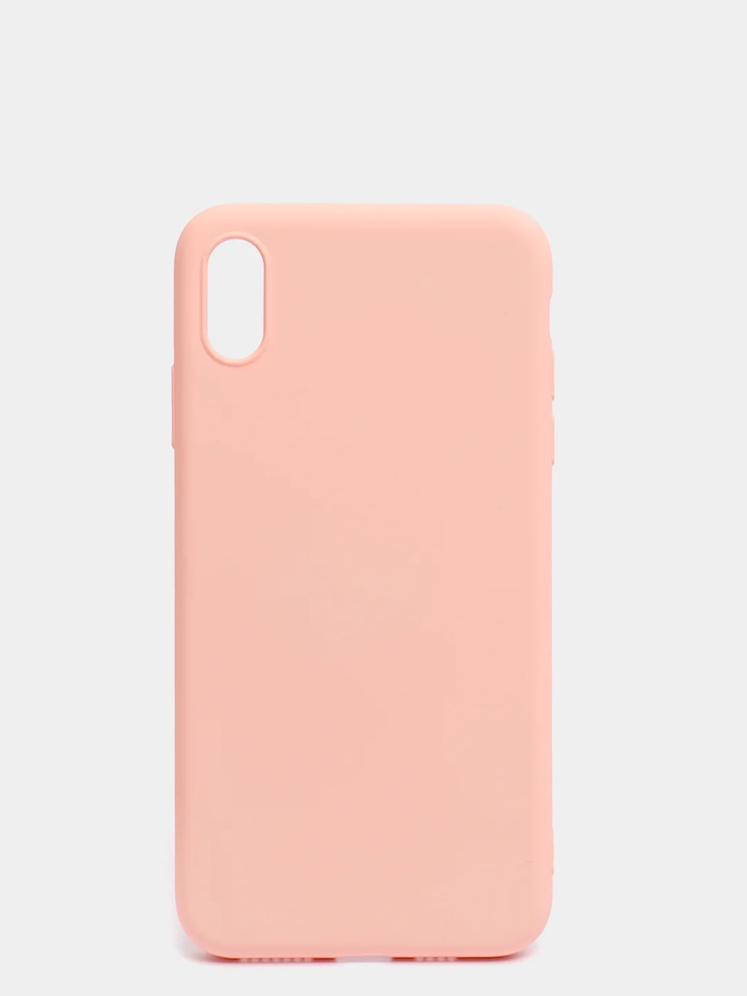 Розовый чехол для Apple iPhone XS Max силиконовый