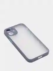 Синий меланж чехол iPhone 12 mini матовый