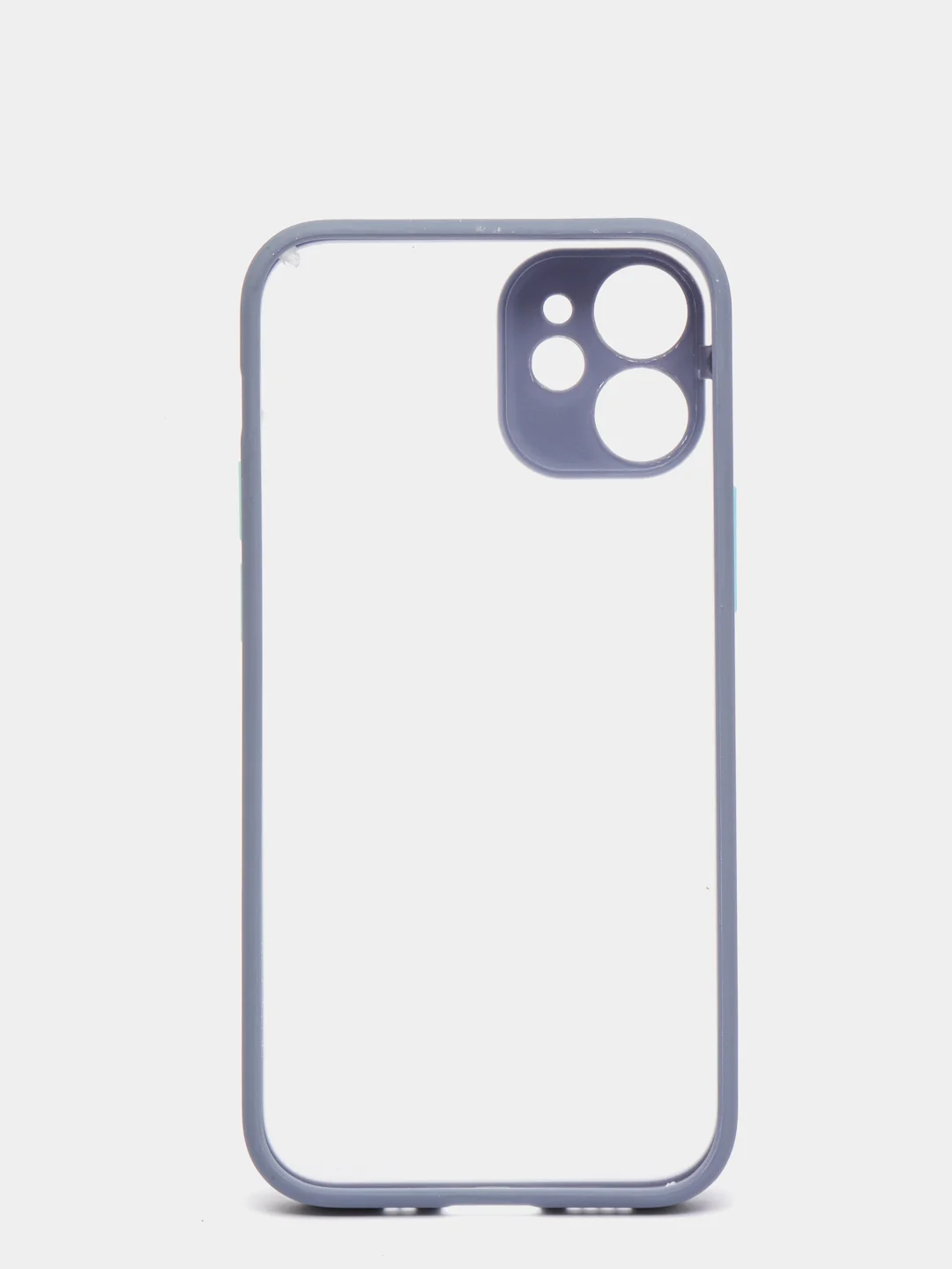 Синий меланж чехол iPhone 12 mini матовый