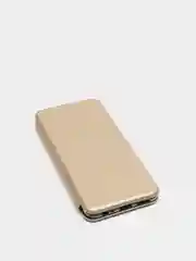 Золотой чехол-книжка на Samsung Galaxy A22s 5G