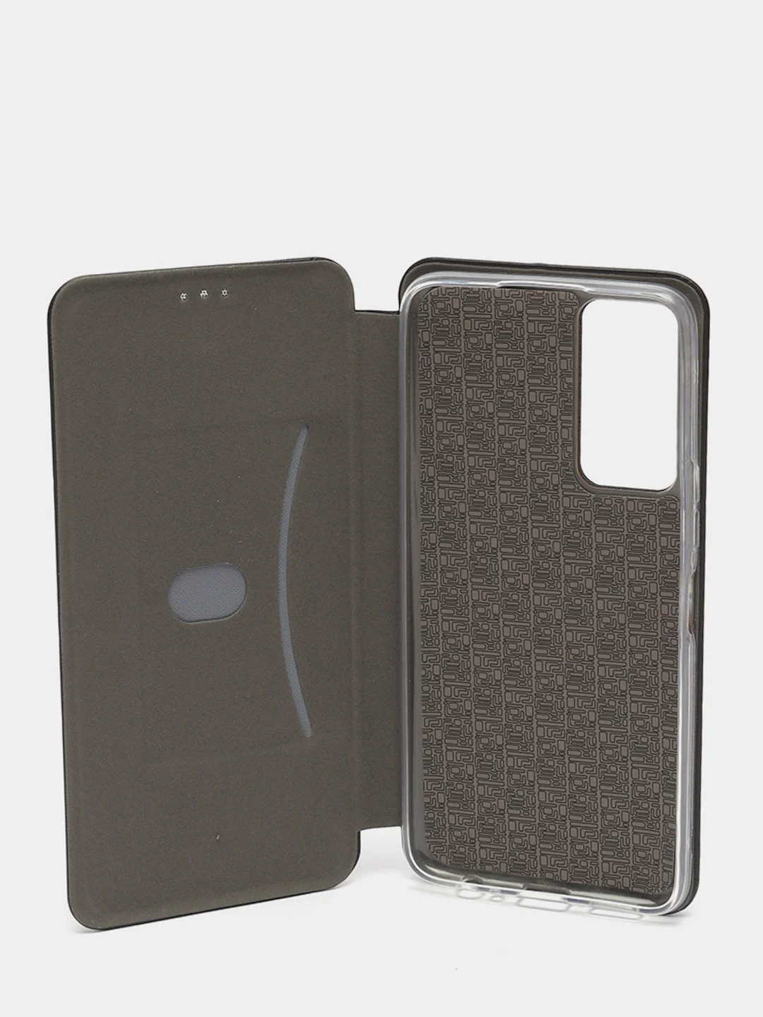Черный чехол-книжка на Tecno Camon 18P