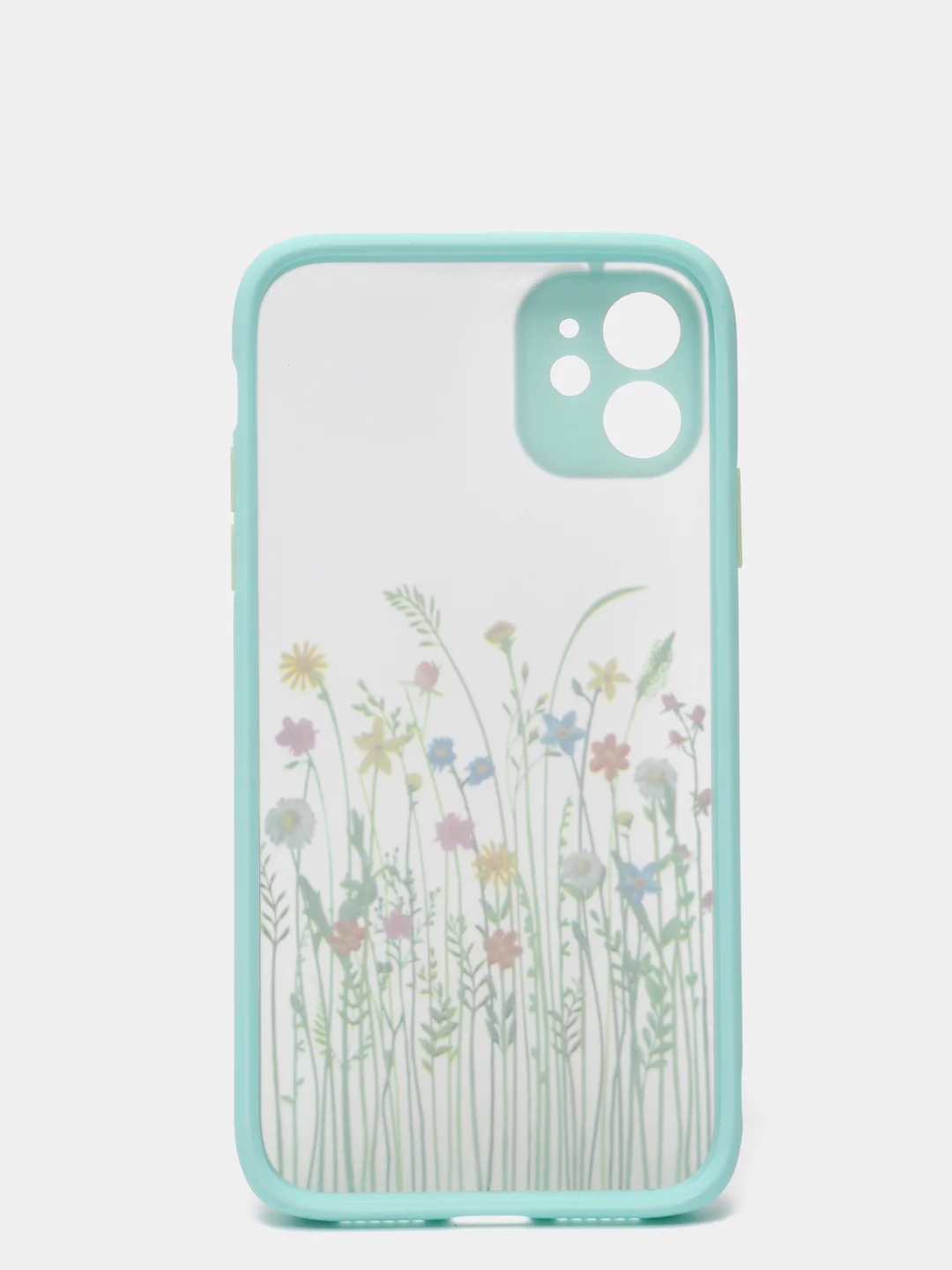 Бирюзовый чехол для iPhone 11, 12, 12 Pro, 12 Pro Max с защитой камеры айфон про макс