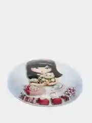 Сиреневый кабошоны фишки круглые. Серединки для бантиков